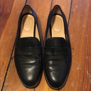 Franco Sarto black loafers